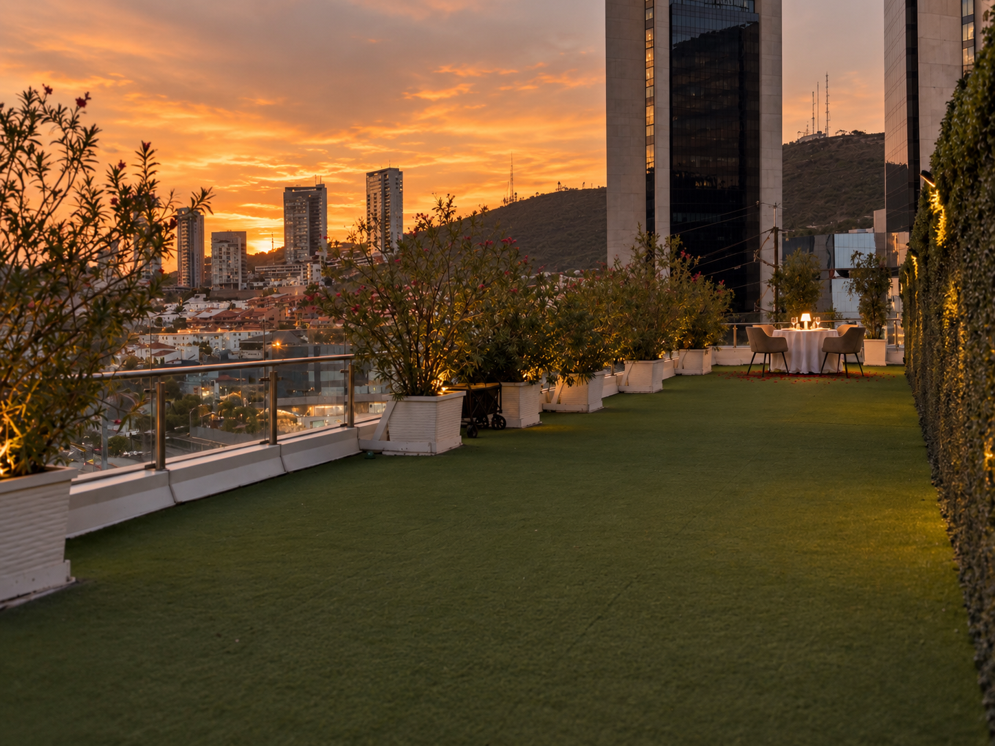 Cena romántica en terraza Metropolitan - Imagen 8