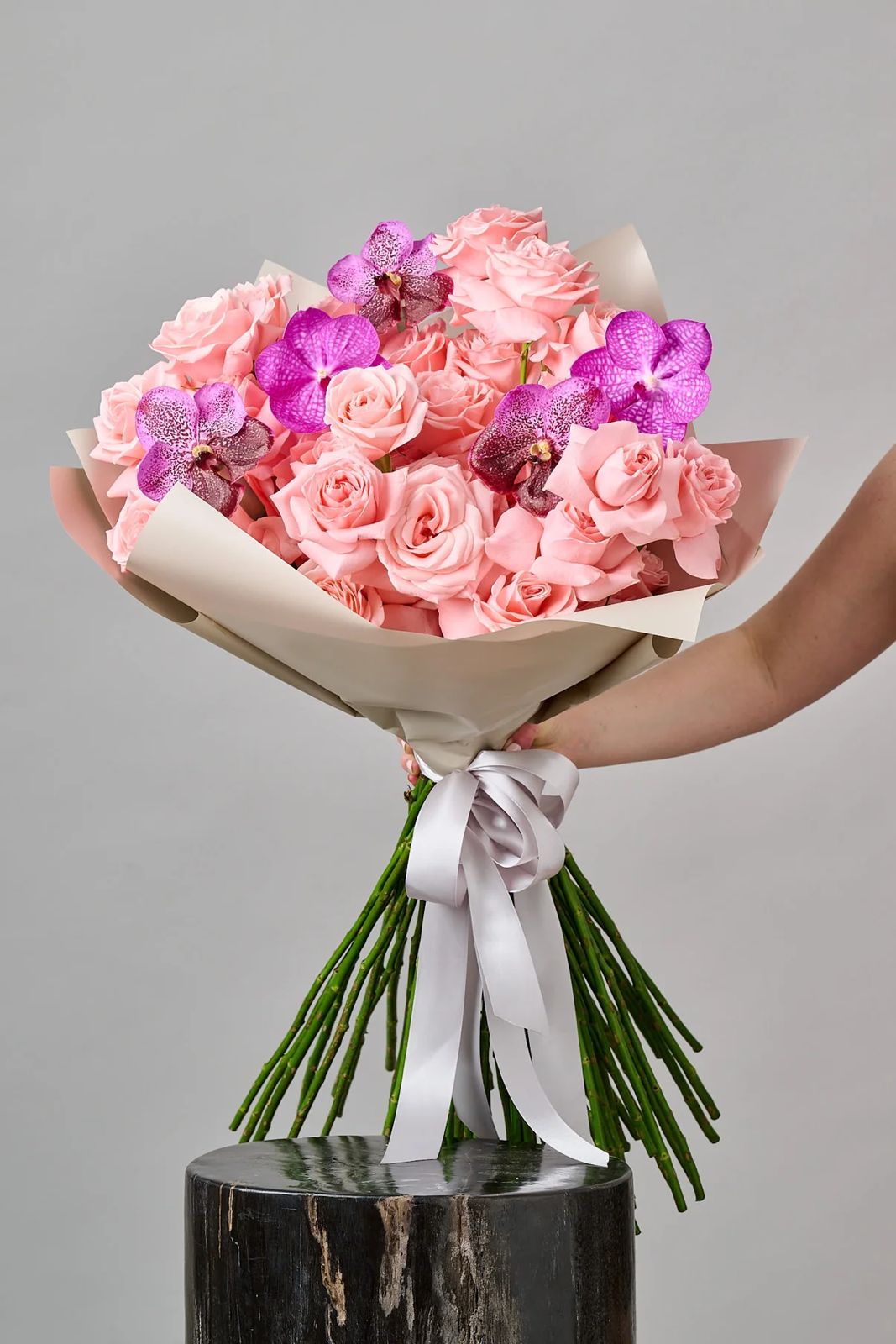 Bouquet de Rosas y Orquideas