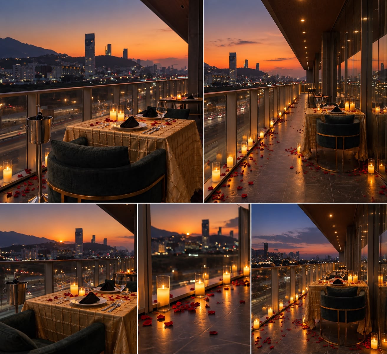Cena romántica en terraza en Obispado - Imagen 5