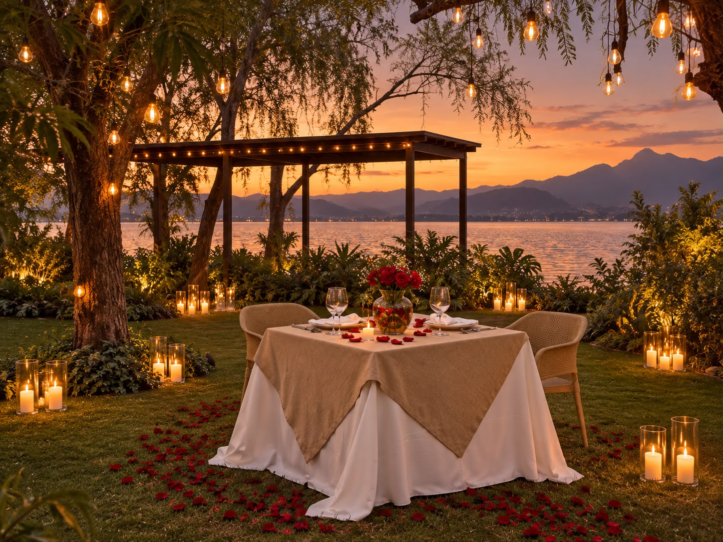 Cena romántica en Jardin lagos - Imagen 3