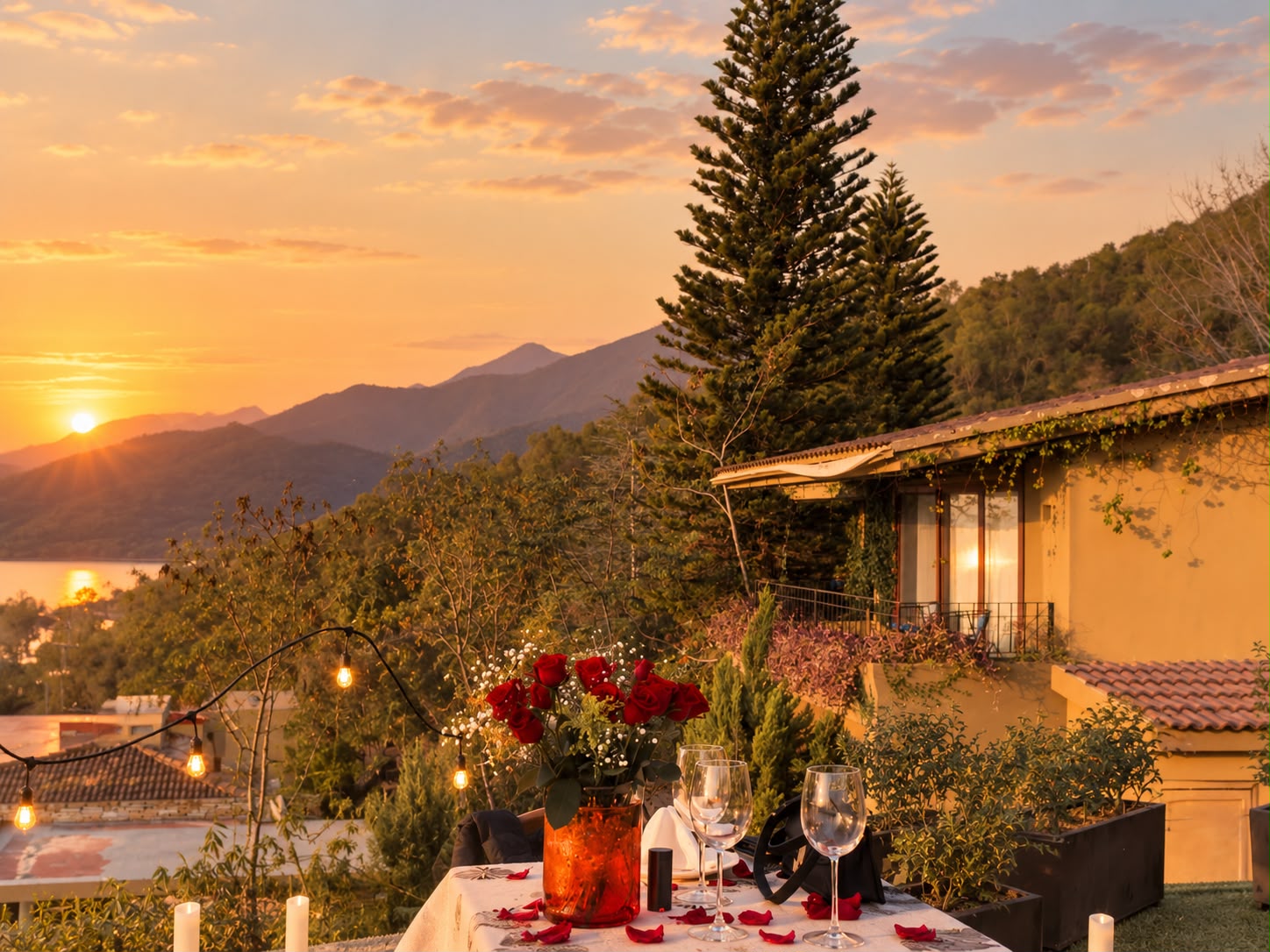 Cena romántica en Terraza lagos - Imagen 10