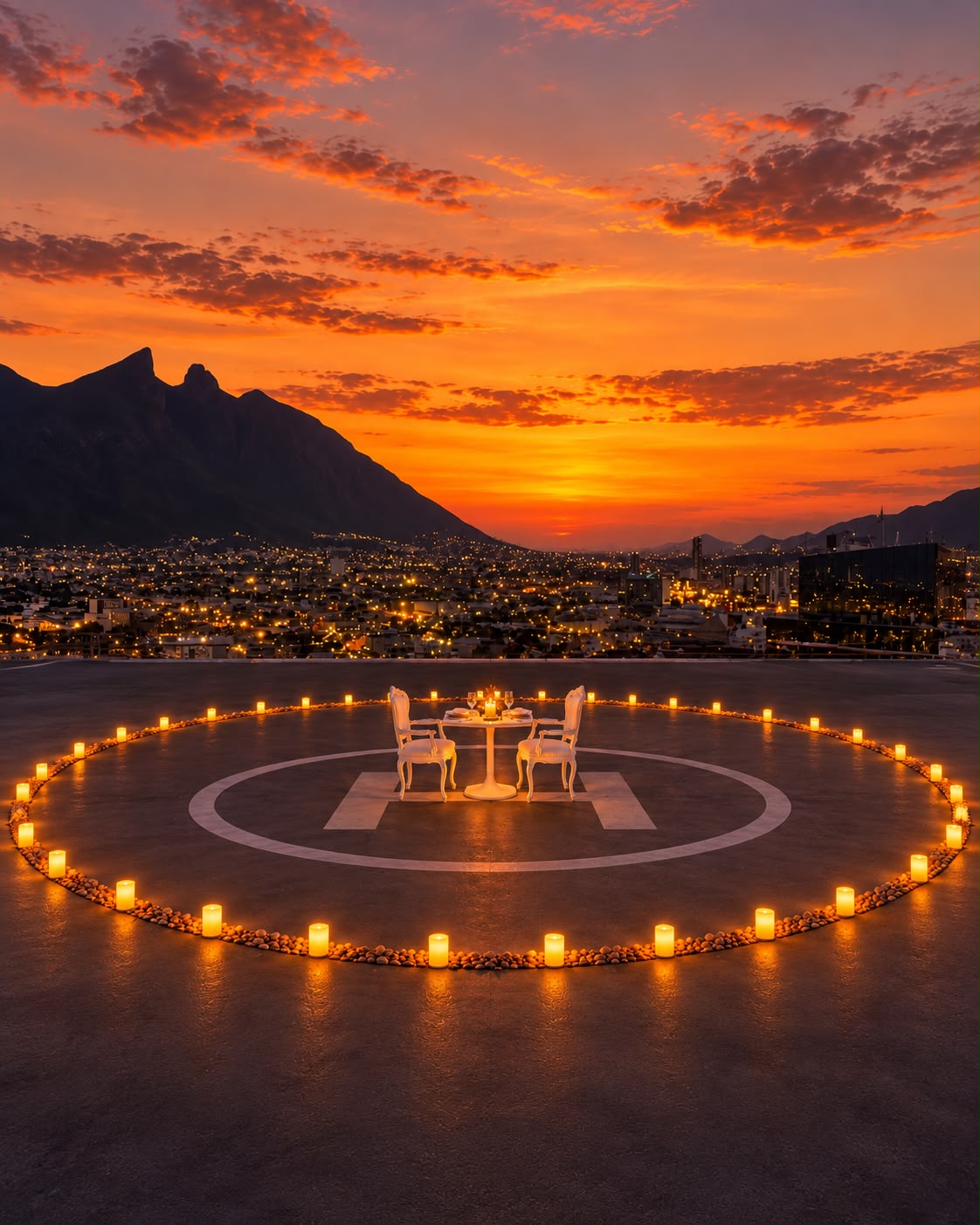 Cena romántica en helipuerto privado - Imagen 9