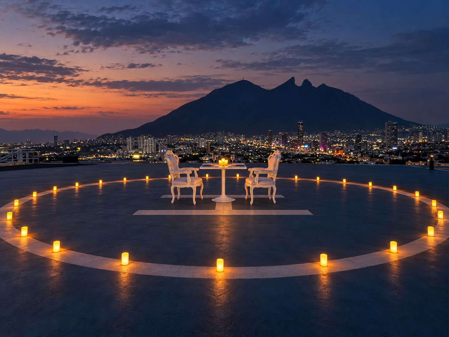 Cena romántica en helipuerto privado - Imagen 4