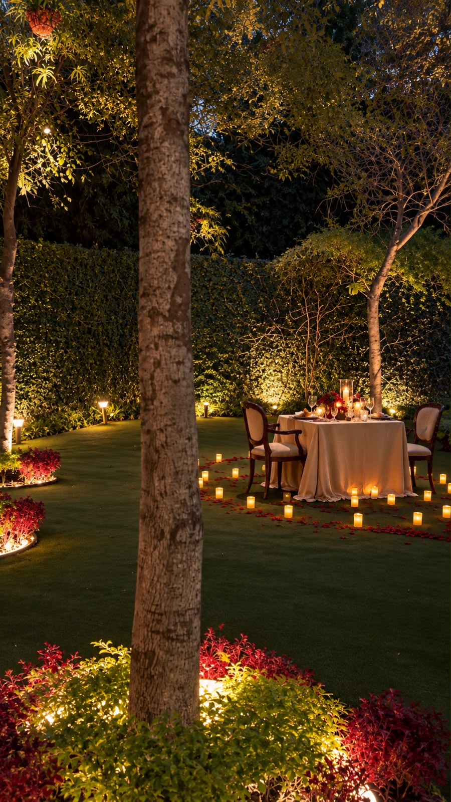 Cena romántica en Jardin en Valle Ote - Imagen 6